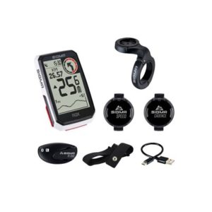 Kit ciclocomputador GPS Sigma Rox 4.0 Sensor 30 funciones blanco