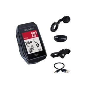 Kit ciclocomputador GPS Sigma Rox 11.1 Evo HR 150+ funciones negro