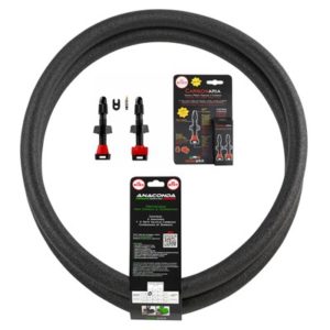 Kit mousse Barbieri anaconda Gravel 700x32-45 valvulas carbonaria carbono