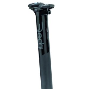 Tija de sillin Deda Zero100 31.6 350 mm aluminio negro mate/brillo