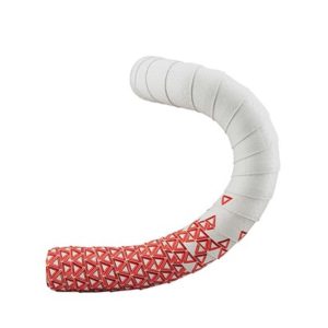 Juego de cinta manillar Deda doble capa 2.5 blanco/rojo