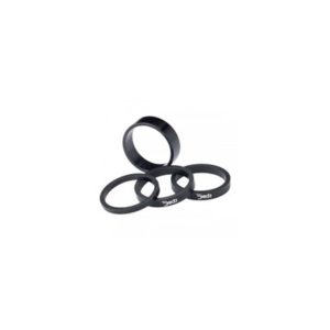 Set espaciadores Deda tubo direccion 1-1/8" 10 mm aluminio negro (10 unidades)