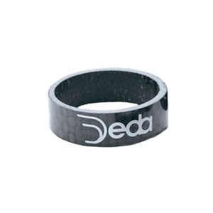 Set espaciadores Deda tubo direccion 1-1/8" 10 mm carbono negro (10 unidades)