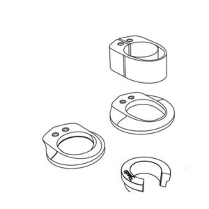Kit espaciadores de direccion Deda para potencia Superbox