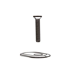 Tapa de direccion Deda para potencia Superbox aluminio con tornillo M6x35 mm