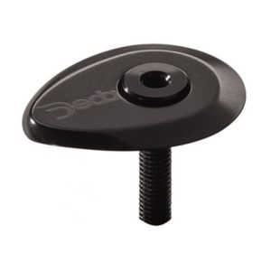 Tapa de direccion Deda para potencia Superzero 1-1/8" aluminio negro con tornillo M6x35 mm
