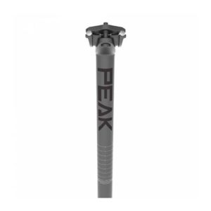 Tija de sillin Deda Mud Peak 27.2 400 mm 20 mm Offset aluminio negro