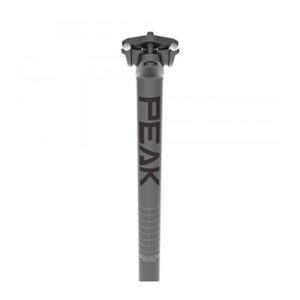 Tija de sillin Deda Mud Peak 30.9 400 mm 20 mm Offset aluminio negro