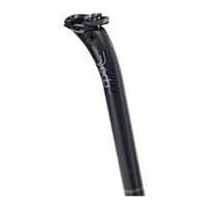 Tija de sillin Deda Superzero 31.6 350 mm 25 mm Offset carbono negro mate/brillo