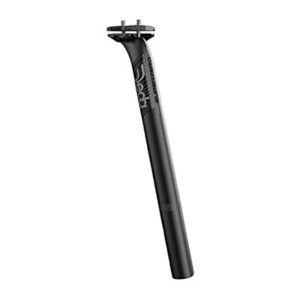 Tija de sillin Deda Superzero 27.2 350 mm 25 mm Offset carbono negro/blanco