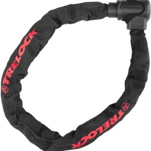 Candado cadena Trelock BC 600 100 cm - 9 mm negro/rojo