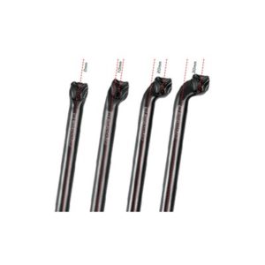 Tija de sillin Ergotec Viper 27.2 400 mm 10 mm Offset aluminio negro