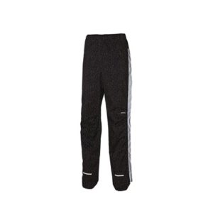 Pantalon impermeable Basil Skane Hivis mujer Bluesign negro con reflectantes