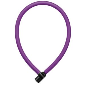 Candado cable AXA Resolute 90 cm - 5 mm morado
