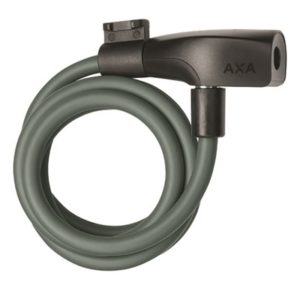 Candado cable AXA Resolute 120 cm - 8 mm verde caqui