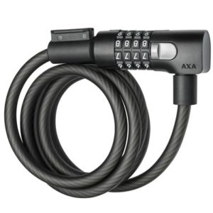 Candado cable combinacion AXA Resolute 150 cm - 10 mm negro