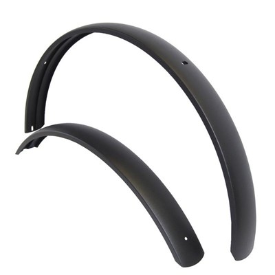 Juego de guardabarros E-Bike Yakun Urban+Tour 2017 aluminio negro