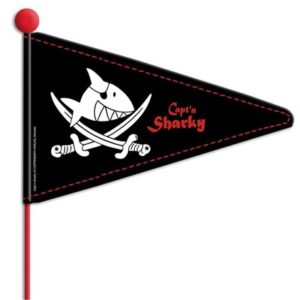 Banderita Capt`n Sharky doble cara y partida
