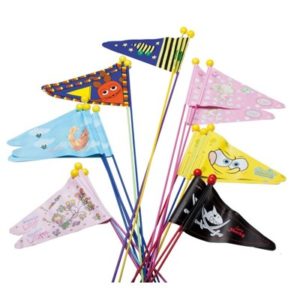 Banderita, surtido de diferentes motivos venta mínima 10 piezas, surtido