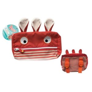 Bolsa manillar Monstruo "Sorgenfresser" A180 x A110 x L90 mm, rojo