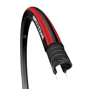 Cubierta CST Race Czar 28 700x23C rigida negro/rojo 23-622