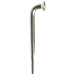 Caja de 100 radios acodados DT Alpine 2.0x2.34x212 mm inox plata