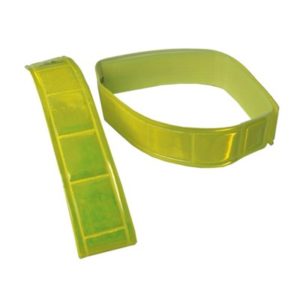 Par de pinzas para pantalones verde fluo
