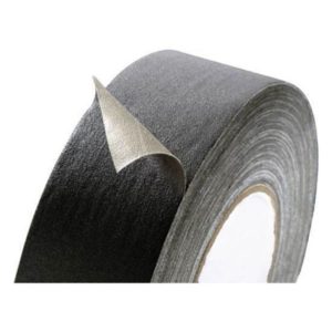 Cinta Textil Premium impermeable flexible 50 metros x 19 mm negro
