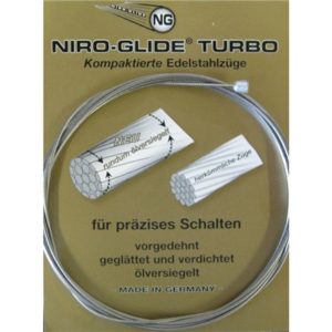 Cable cambio Niro-Glide Turbo acero inoxidable 4500 mm x 1.1 mm (unidad)