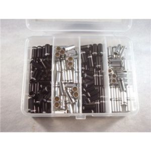 Caja puntas de aluminio para funda de freno y cambio