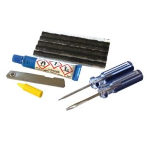 Kit mechas Fasi Weldtite reparación tubeless (5 mechas + Pegamento) con herramientas
