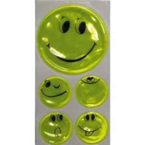 Pegatinas sonrientes Fasi amarillo 1 (5 cm) - 4 (2.5 cm)