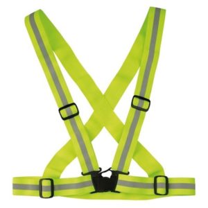 Arnes reflectante Wowow elastica y ajustable en 4 puntos amarillo