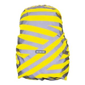 Funda mochila Wowow Berlin impermeable reflectante plata/amarillo