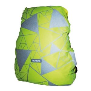 Funda mochila Wowow Urban impermeable reflectante plata/amarillo