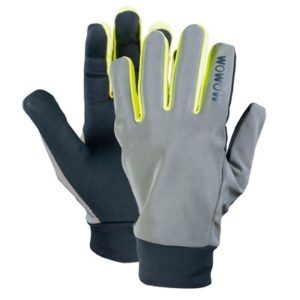 Guantes Wowow 2.0 con reflectante gris/amarillo