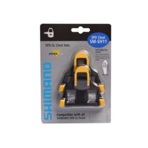 Calas carretera SPD-SL amarilla/negras Shimano SM-SH 11