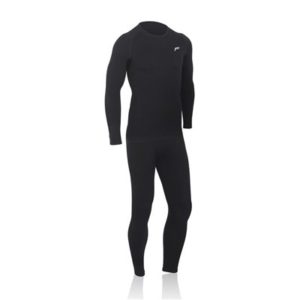 Conjunto ropa interior Pro-feet largo Fite ML140 hombre negro