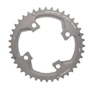 Plato Stronglight Shimano XTR FC-M980 aluminio 2x10V.4 brazos 104/64 BCD negro 39 dientes