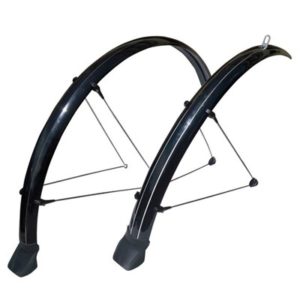 Juego de guardabarros Stronglight Competition tipo E 28" 35 mm aluminio negro