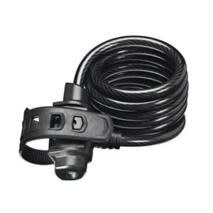 Cable espiral antir.Trelock 180cm Ø 10mm SK 222/180/10 Fixxgo negro