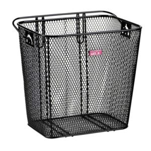 Cesta trasera Unix Shopper malla estrecha 32x30x24 cm negro