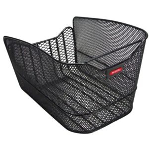 Cesto trasero Klickfix Citymax Fix malla ancha 23x22.5x36 negro