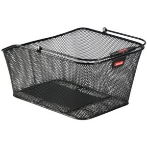 Cesto trasero Klickfix City 2 malla estrecha 40x20x30 negro
