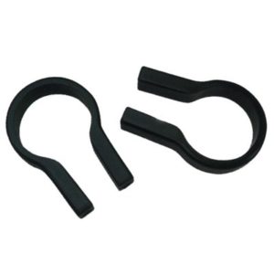 Juego de abrazaderas Klickfix para adaptador manillar de 31.8-35mm negro