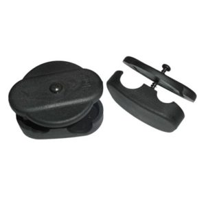 Juego de fijaciones Klickfix Fix II para cesto malla estrecha negro