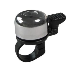 Timbre asista Mini Billy aluminio tapa giratoria 22.2 mm plata