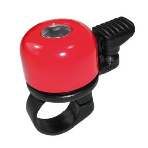 Timbre asista Mini Billy aluminio tapa giratoria 22.2 mm rojo