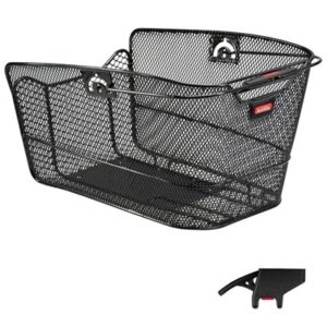 Cesto trasero Klickfix Citymax+Clip malla estrecha 23x22.5x36 negro