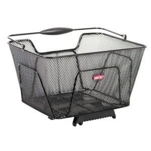 Cesta trasera Unix Reano Topklip malla estrecha 41x30x21 negro